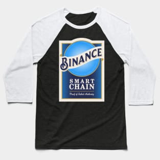 Binance Beer Label Baseball T-Shirt